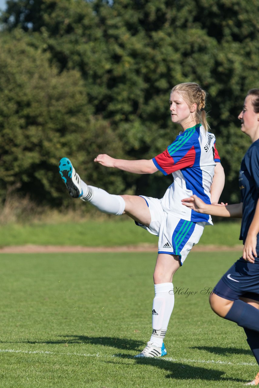 Bild 406 - B-Juniorinnen Krummesser SV - SV Henstedt Ulzburg : Ergebnis: 0:3